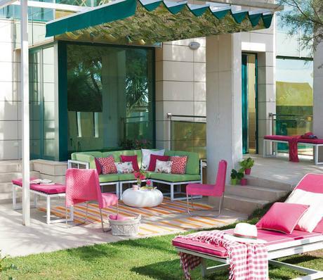 Casa a todo color… y con vistas Terraza de color