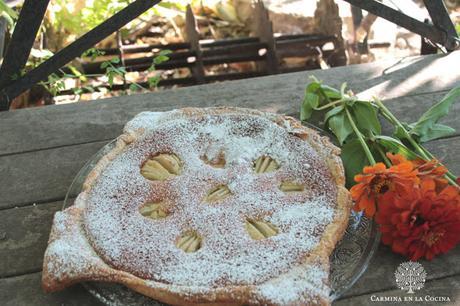 HOJALDRE DE CREMA DE AVELLANAS Y PERAS