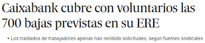 Acciones Caixabank, Accionistas Caixabank, Banca, Bancos, Caixa, Caixabank, Eleconomista.es, Entidades Financieras, ERE, ERE Caixabank, La Caixa, movilidad funcional, Noticias Caixabank, 