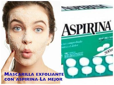 Mascarilla de aspirina el mejor exfoliante para tu piel