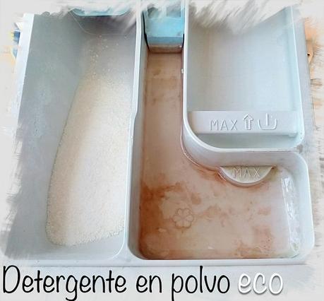 Detergente en polvo para la lavadora