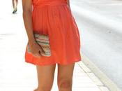 Vestido coral