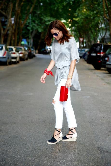boy friend jeans y espartos