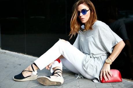 boy friend jeans y espartos