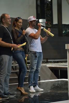 William Levy  y Ninel Conde ensayando