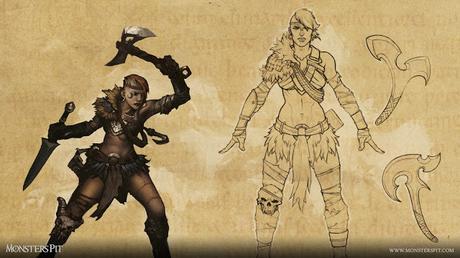 Ilustraciones selectas Monsters Pit