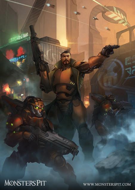 Ilustraciones selectas Monsters Pit