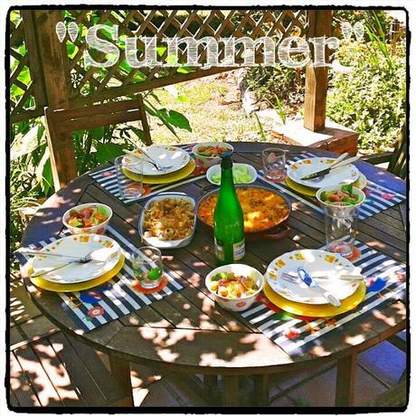 Verano........Summer.......Sommer...Été.........................Comida al aire libre.