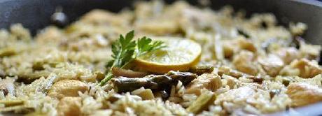 arroz-con-esparragos-setas-y-pollo
