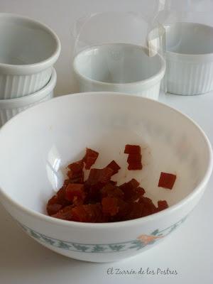 Soufflé Helado de Queso con Conserva de Guayaba