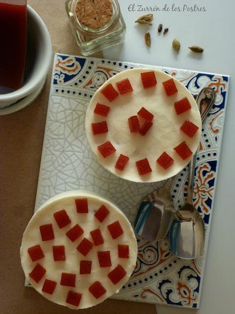 Soufflé Helado de Queso con Conserva de Guayaba