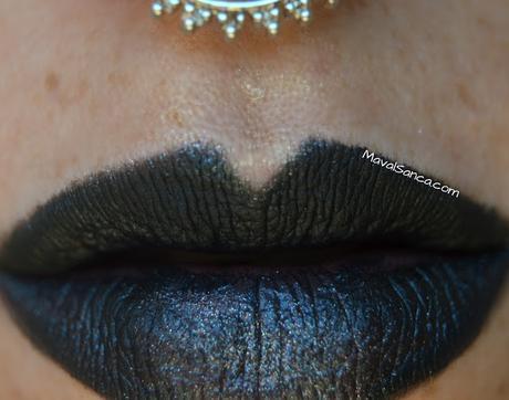 My Lippies: Black Glitter Lips // Morritos: Negro Brillante