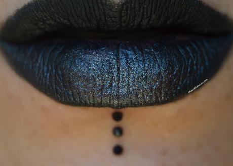 My Lippies: Black Glitter Lips // Morritos: Negro Brillante