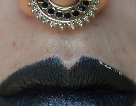 My Lippies: Black Glitter Lips // Morritos: Negro Brillante