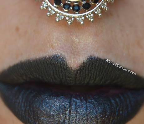 My Lippies: Black Glitter Lips // Morritos: Negro Brillante