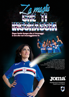 La nueva camiseta de la Sampdoria incluye un cántico para la afición