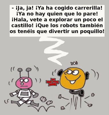 ¡El robot súper malvado de mi sobrinito Gurmesindo!