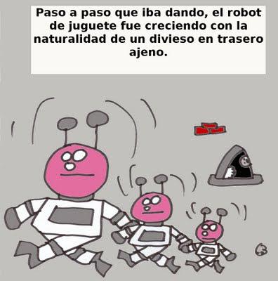 ¡El robot súper malvado de mi sobrinito Gurmesindo!