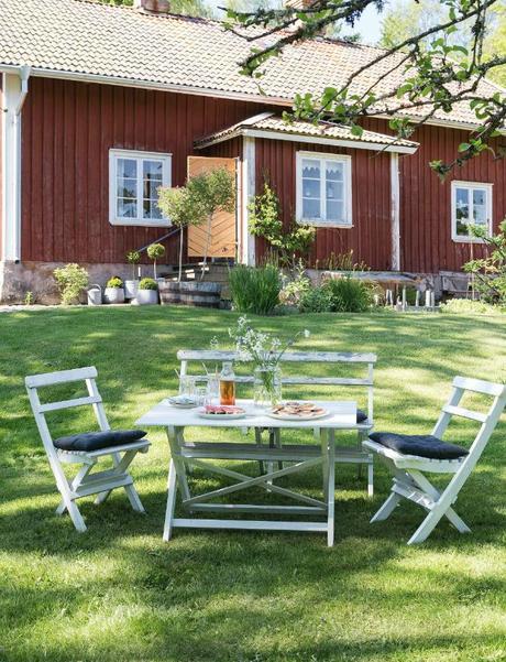 Serena decoración para unas vacaciones en el campo