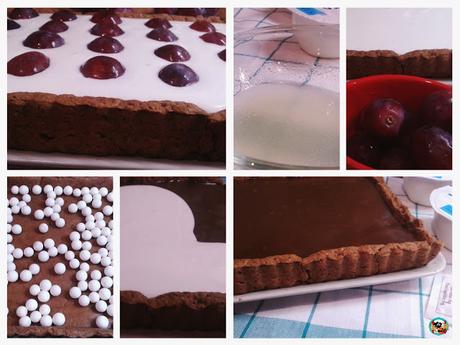 Tarta de yogur con caramelo