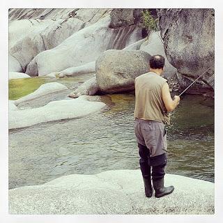 Pesca de trucha en el Valle del Jerte