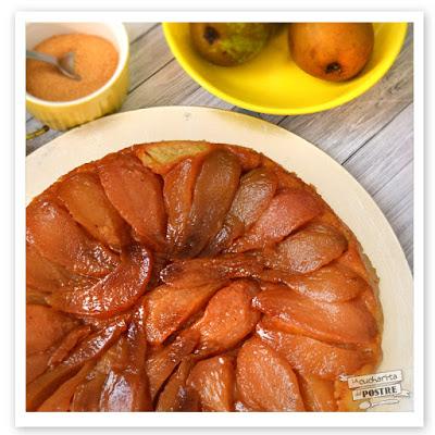 TARTA TATIN DE PERAS / PEAR CAKE TATIN