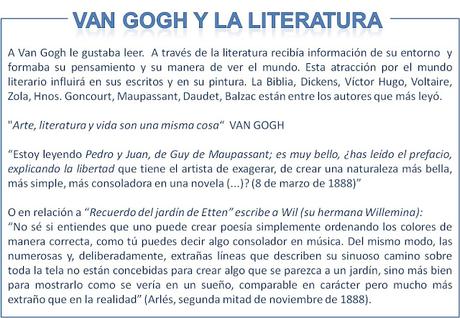 TRAS LA HUELLA DE VAN GOGH EN EL ARTE Y EN LA LITERATURA