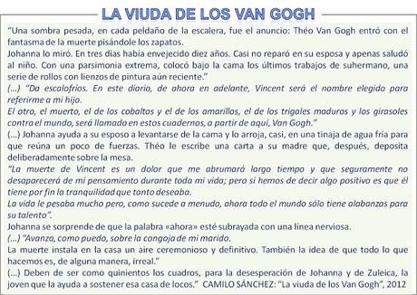 TRAS LA HUELLA DE VAN GOGH EN EL ARTE Y EN LA LITERATURA