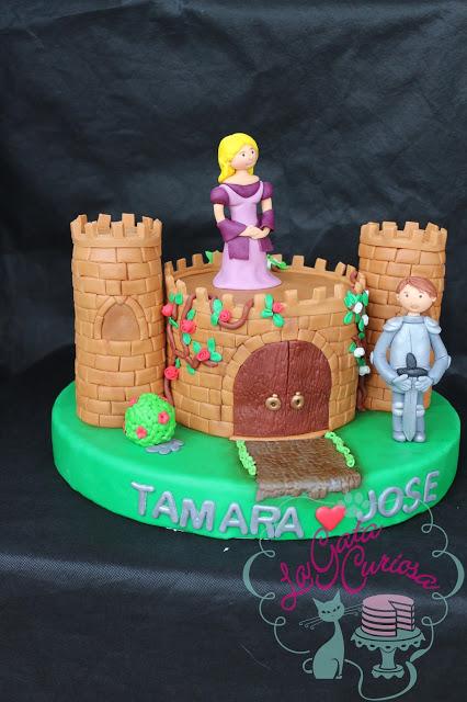 TARTA FONDANT CASTILLO PARA SIR JOSE & LADY TAMARA