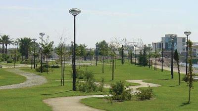 Proyecto de Zona Verde Pública - Trazado y red viaria (II) - Caminos (I) - Trazado