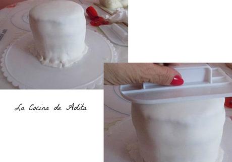 Tarta de muñecas barbies