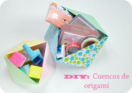 DIY: Cuencos de origami