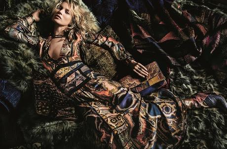 Kate Moss se vuelve bohemia para la nueva campaña de ETRO