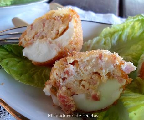Huevos Rellenos de Jamón
