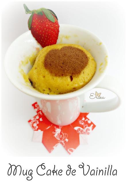 Porta taza de Origami y Mug Cake de Vainilla