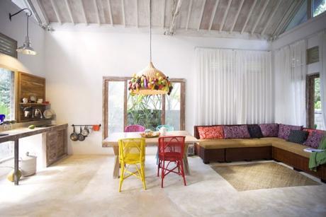 Veranos afrutados. Una decoración algo diferente Colourfull livingroom