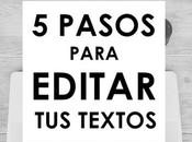 Edita textos pasos