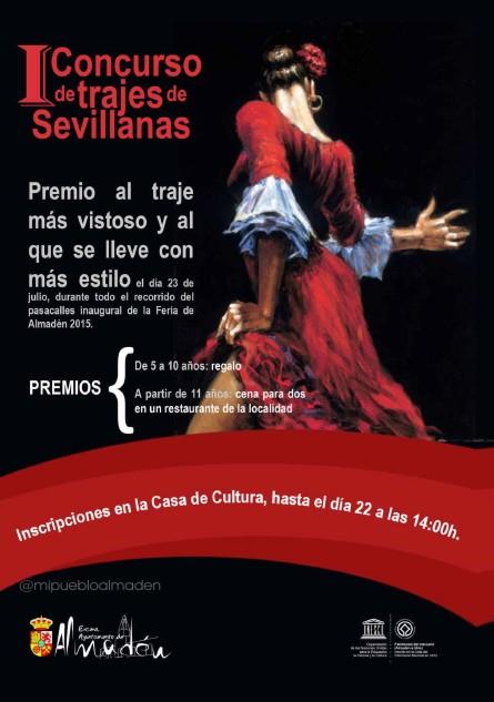 I Concurso de Trajes de Sevillanas en Almadén