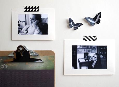 Decorar con Washi Tape: Una idea original y muy sencilla para decorar las paredes de tu casa.