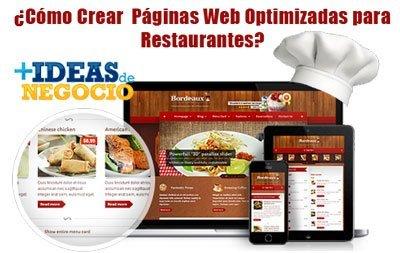Errores de diseño y optmización de las páginas Web de restaurantes