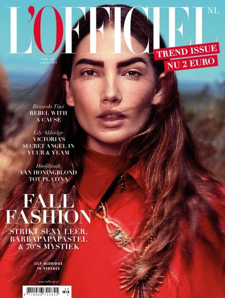 Lily Aldridge posa para la portada de L'Officiel Paises Bajos