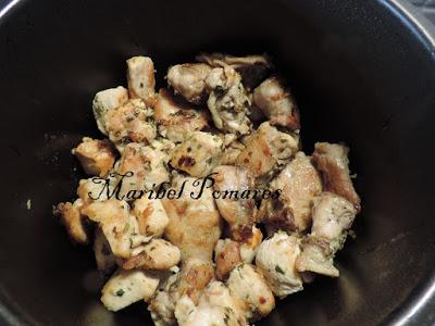 Pollo con patatas a la importancia.