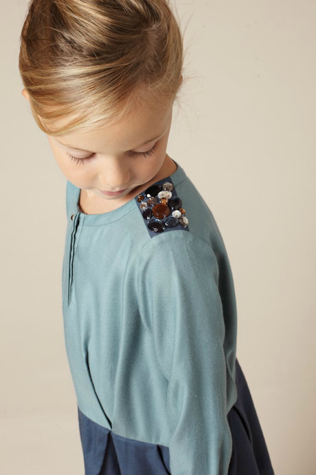Chloè kids, azul petróleo protagonista de su invierno Chloè kids, azul petróleo protagonista de su invierno