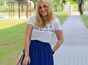 Falda larga sporty chic