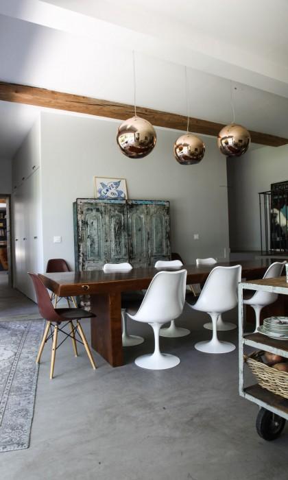 Una casa de estilo industrial en la Borgoña