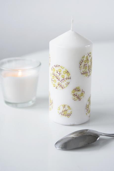 Decorar velas facilmente