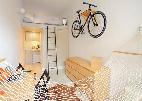 Mini apartamento de 13 metros, máximo aprovechamiento