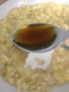 PECHUGAS DE POLLO CON SALSA DE PLATANO Y MOSTAZA