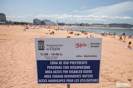 Playas accesibles en Gijón – Playa de Poniente Playas accesibles en Gijón – Playa de Poniente
