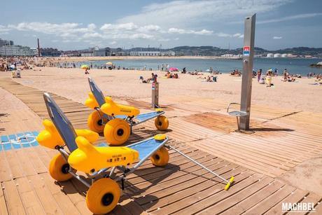 Playas accesibles en Gijón – Playa de Poniente Playas accesibles en Gijón – Playa de Poniente
